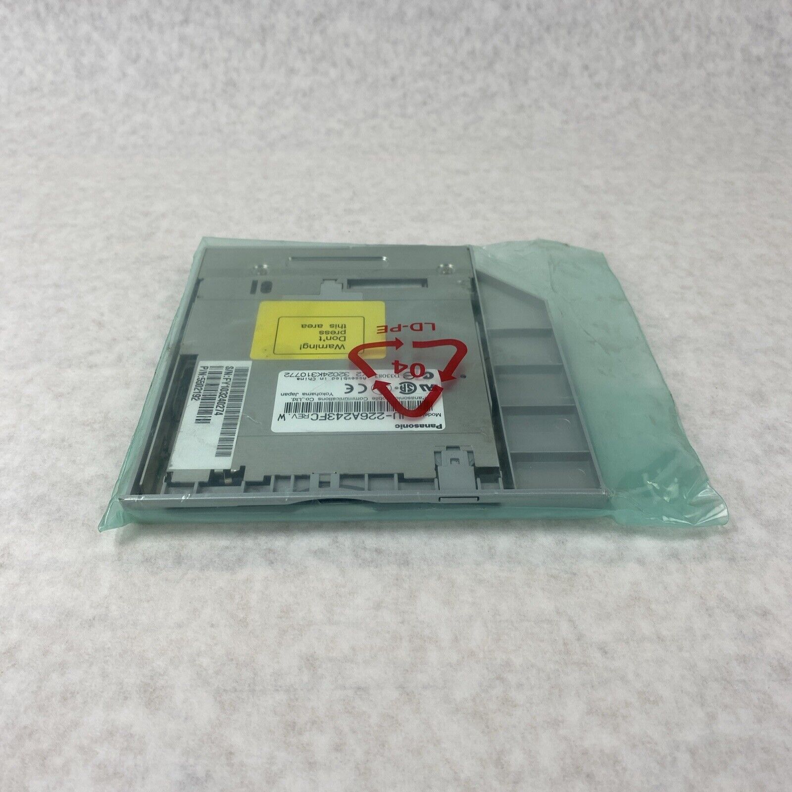 Panasonic 5502192 JU-226A243FC Internal 3.5" Floppy Disk Drive