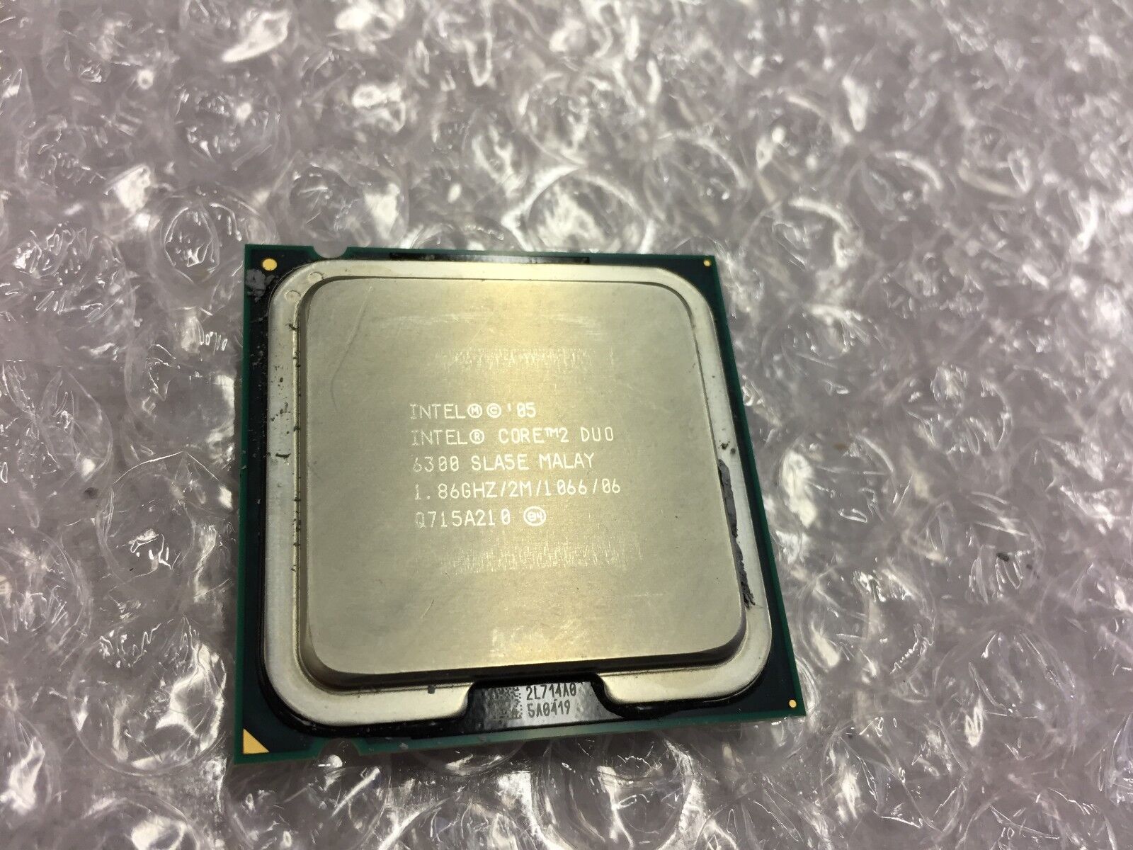 Intel Core 2 Duo E6300 1.86 GHz 2M 1066MHz FSB Dual Core CPU LGA775 SLA5E