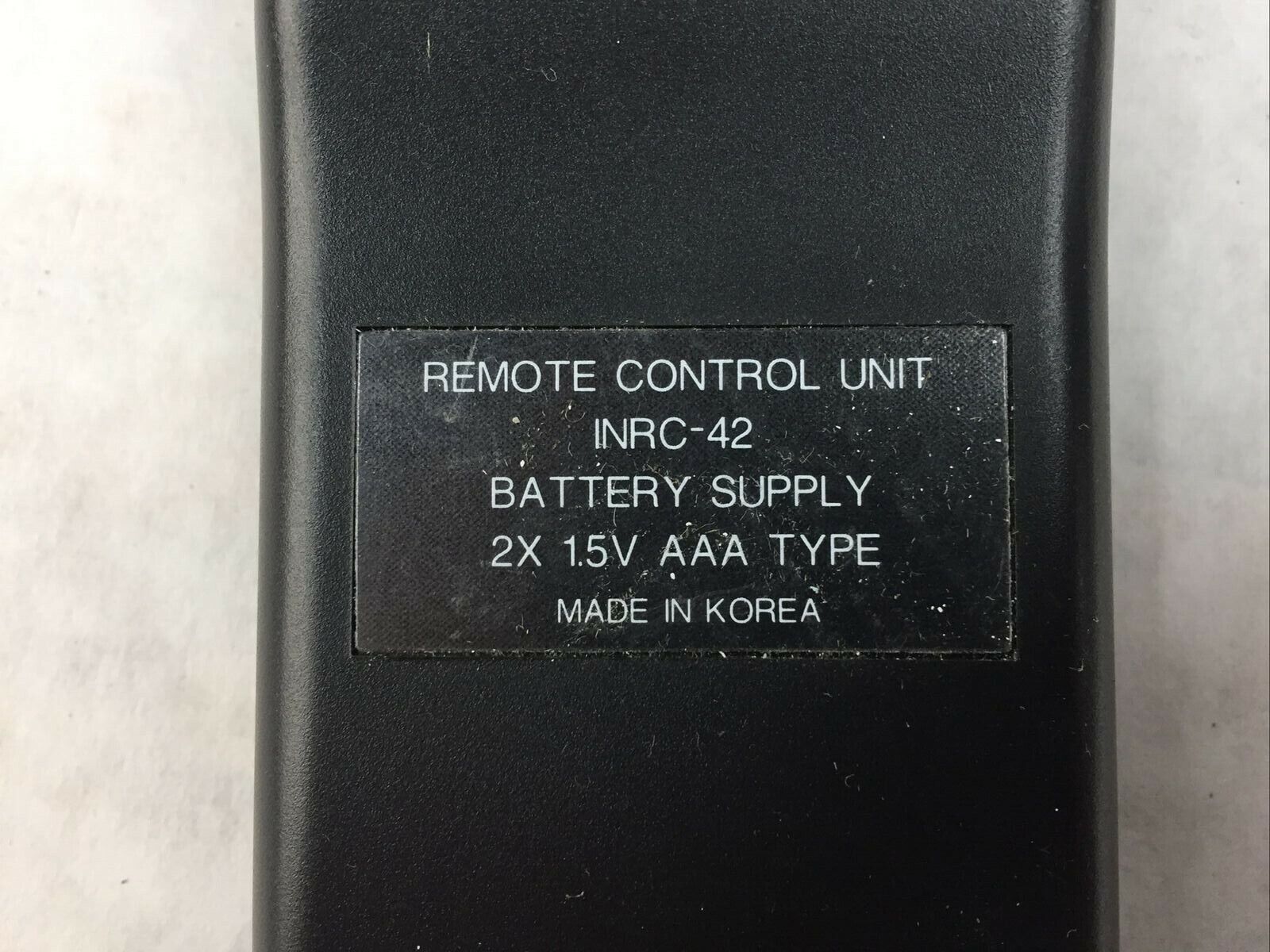 General Instrument INRC-42 Remote Control