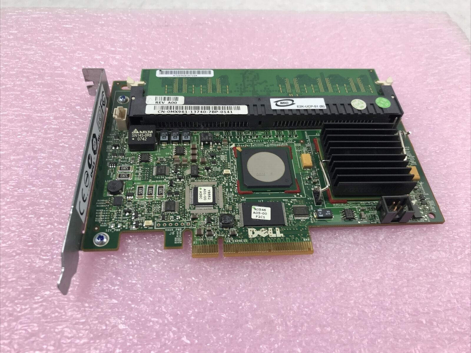 Dell MX961 RAID Card WX072 Perc 5i SAS controller 256MB E2K-UCP-51 (B) MN985