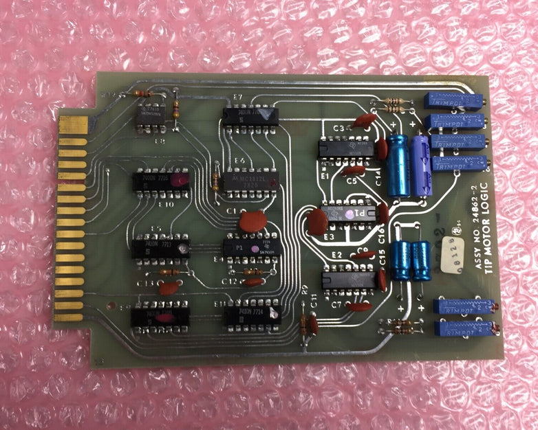 MSI Tip Motor Logic 08128  Assy No 24862-2  Micromedic Card
