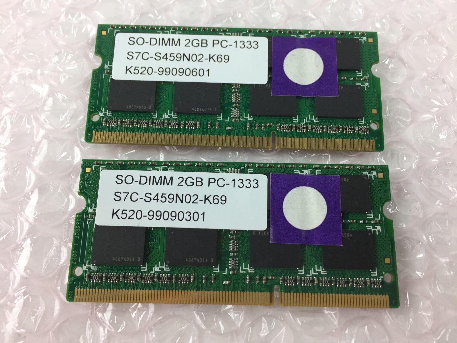 4GB Kit (2x2GB) S7C-S459N02-K69 SO-DIMM PC-1333 Desktop Memory RAM