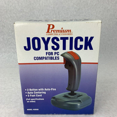 Premium Computer Accessories 50500 Joystick for IBM pc and Compatible Computers