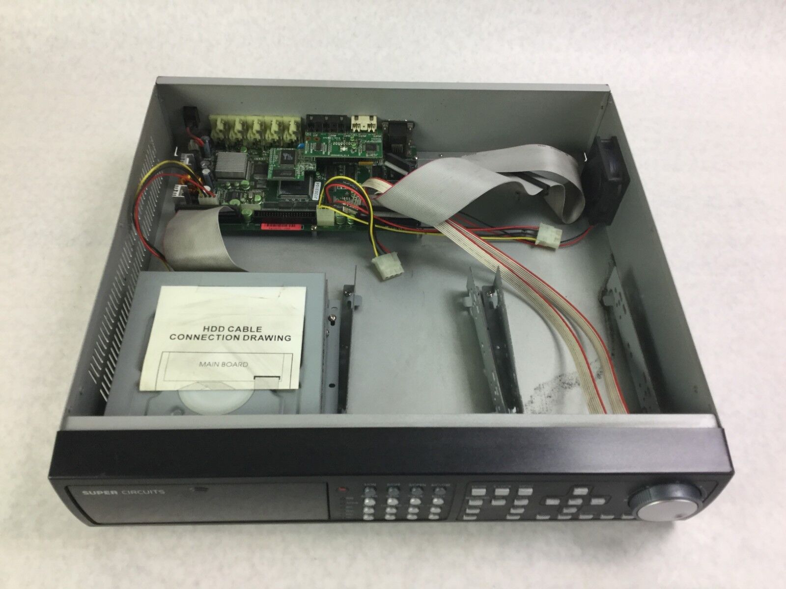 Super Circuits DVR  No Hard Drive  No Power Supply  Untested