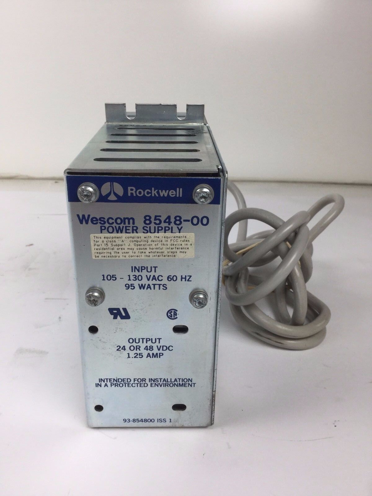 Wescom 8548 00 Power Supply