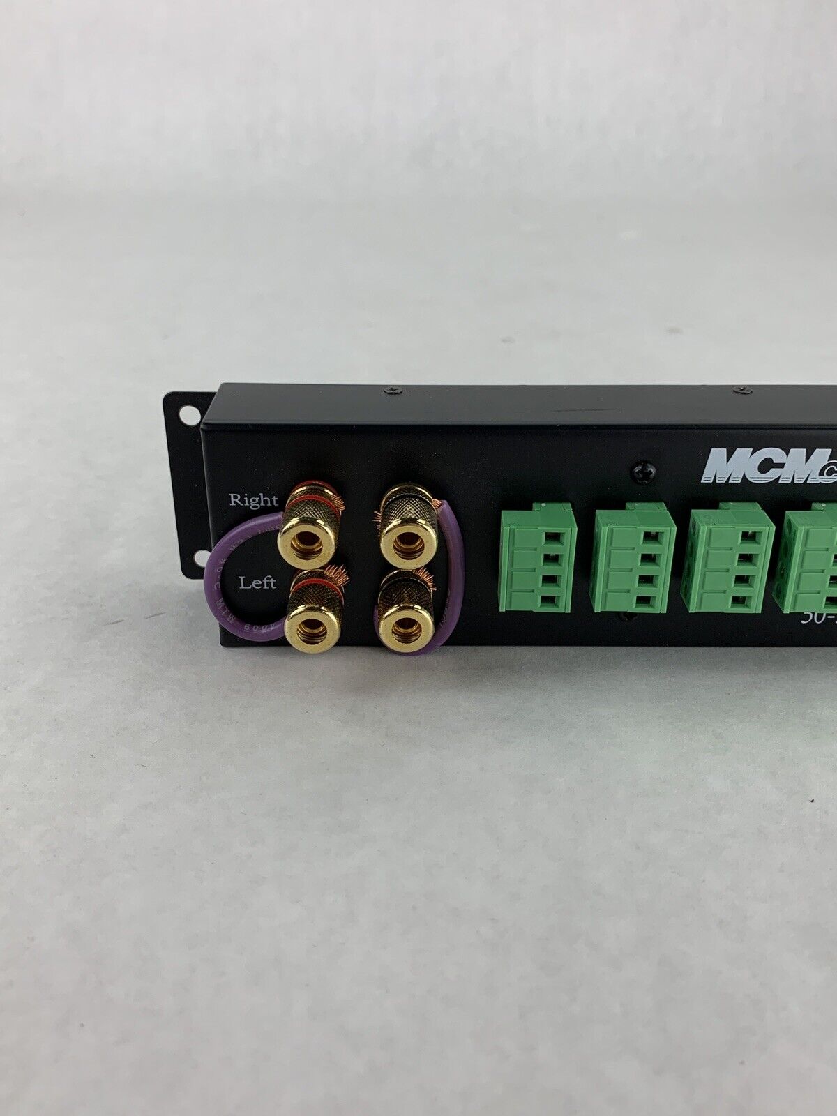 MCM Custom Audio Model 50-2204 Speaker Distribution Panel Box Opened