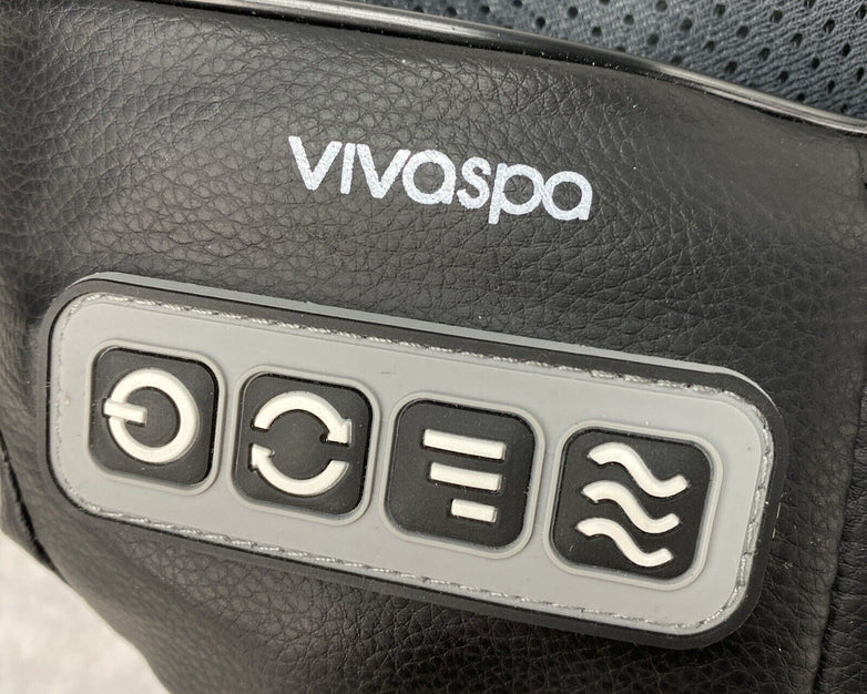 Vivaspa Neck Shoulder Back Massager Kneading Heated Shiatsu Automobile Car Truck