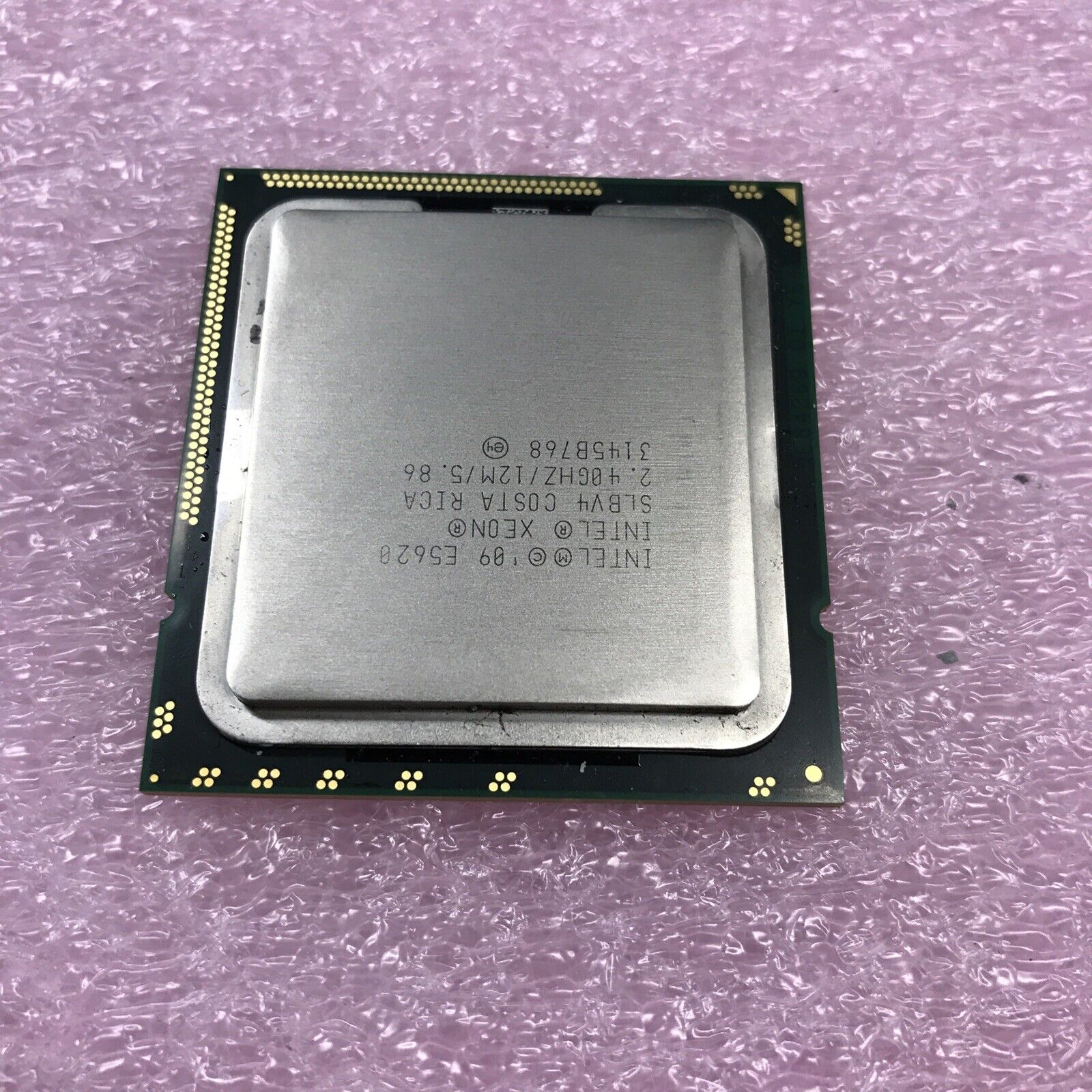 (Lot of 2) Intel SLBV4 Xeon E5620 Quad Core 2.40GHz 12MB LGA1366 Processors