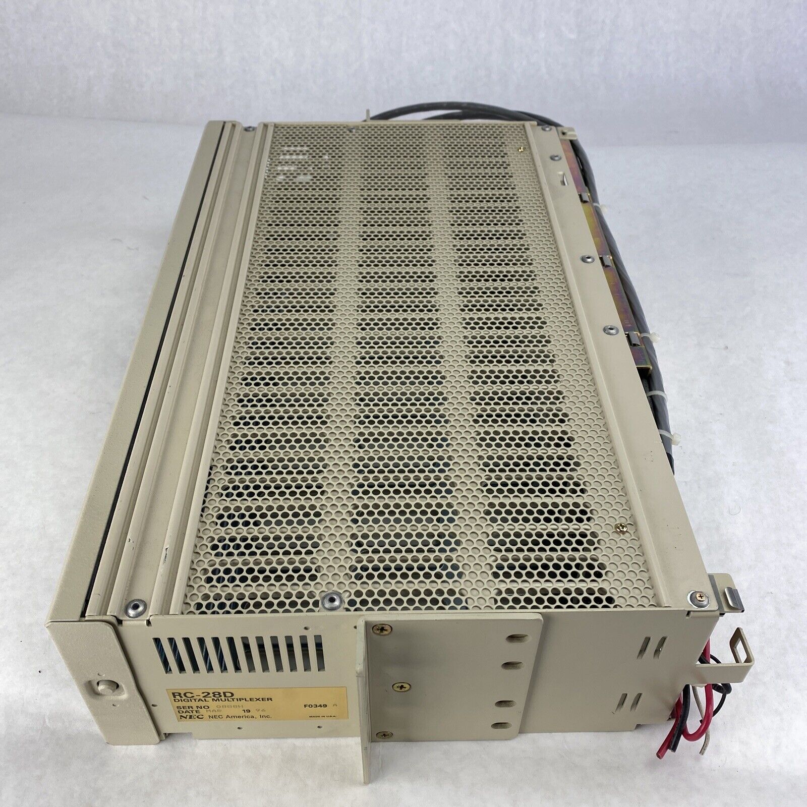 NEC RC-28D Digital Multiplexer Chassis Only w/ Severed Power Cord