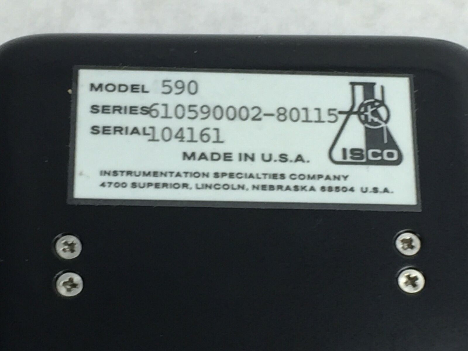 ISCO Model 590
