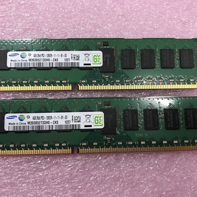Samsung 8GB 2x4GB 2Rx8 PC3-12800R-11-11-B1-D3 Laptop Memory M393B5273DH0