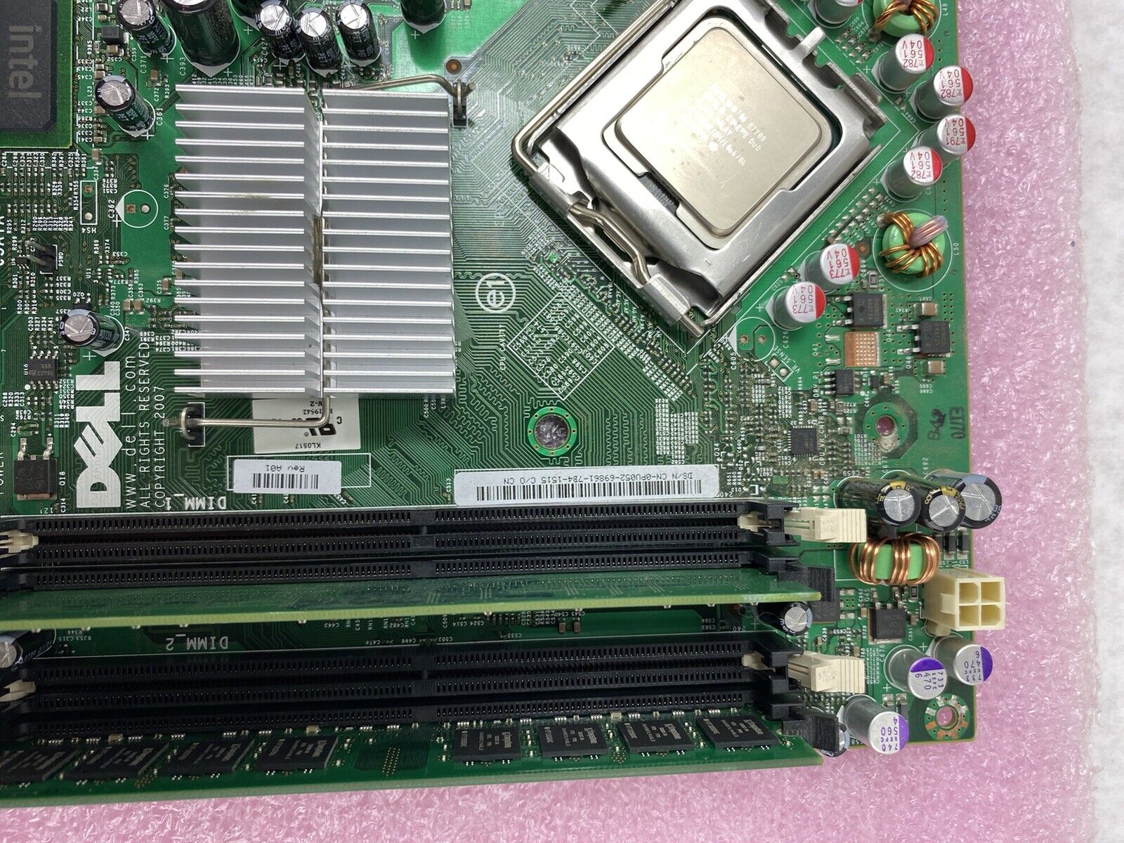Dell PU052 OptiPlex 755 Motherboard Intel Core 2 Duo E7200 2.53GHZ 2GB RAM