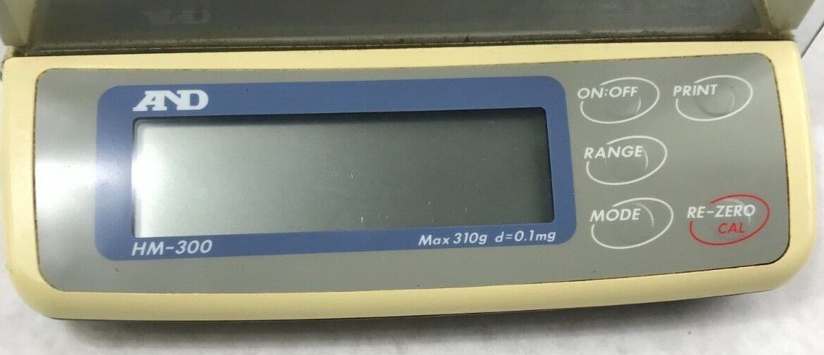 A&D HM-300 Scale 310g Max Weight AC Adapter Not Included