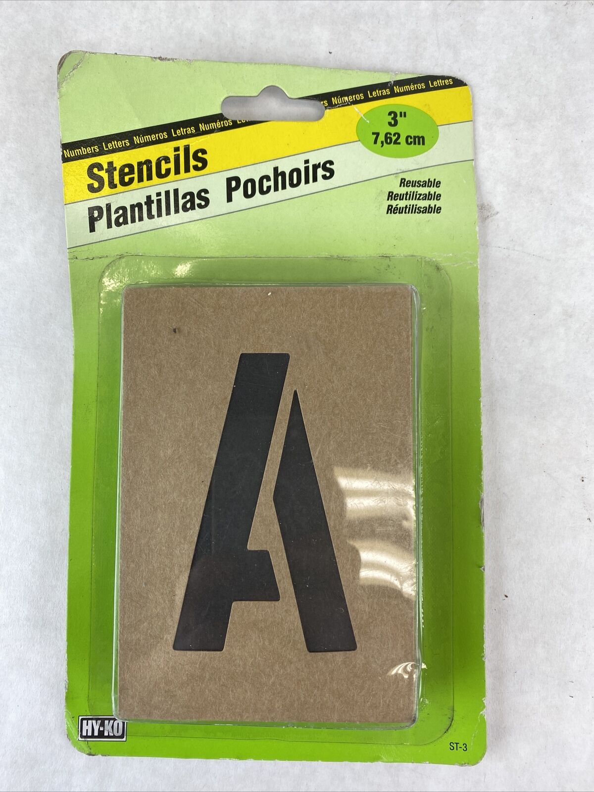 HY-KO Products ST-3 Number & Letter Stencils Plantillas 3 inch (7.62 cm)