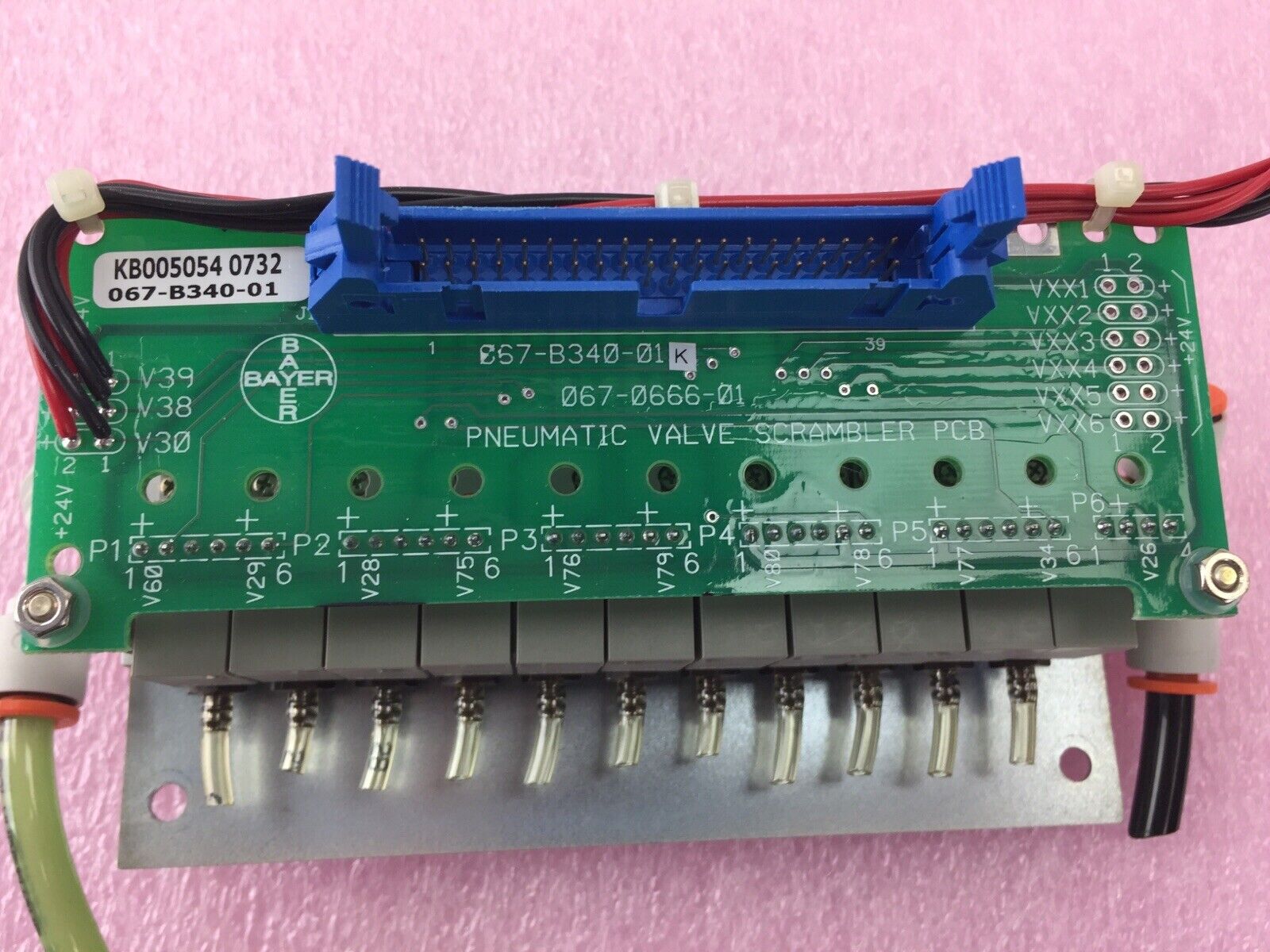 Siemens Bayer - 067-B340-01K - Pneumatic Value Scrambler PCB