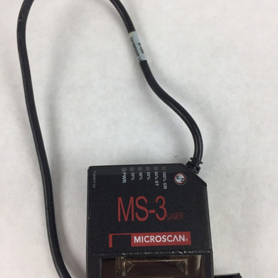Microscan Siemens MS-3 Laser Barcode Scanner Reader 067-1552-01B