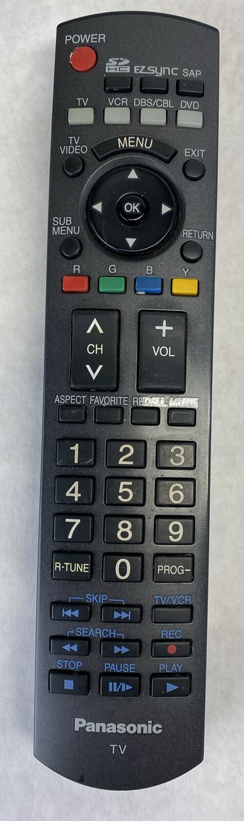 Panasonic N2QAYB000100 Original TV Remote Control for TH-60AS700A Television