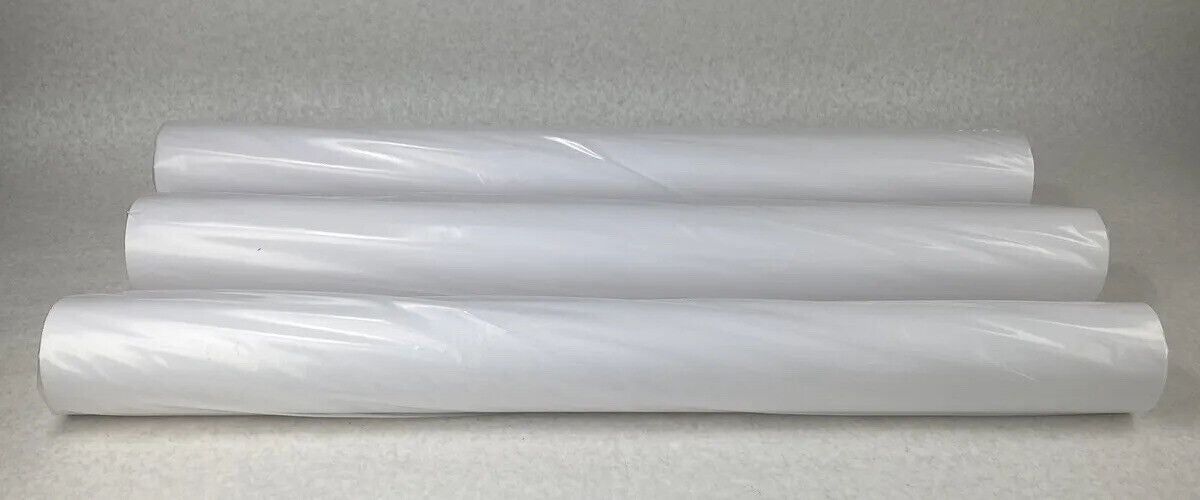Lot( 3 ) Alliance 36150 Wide Format Paper 36"x150'x2" CAD Bond Rolls 92 Bright