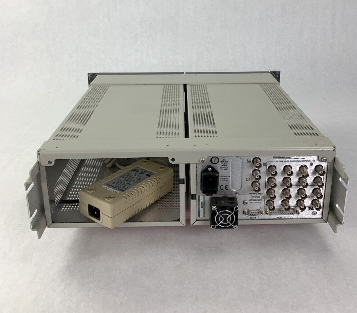 Tektronix 1750A Waveform Vector Monitor Power Tested for Parts and Repair