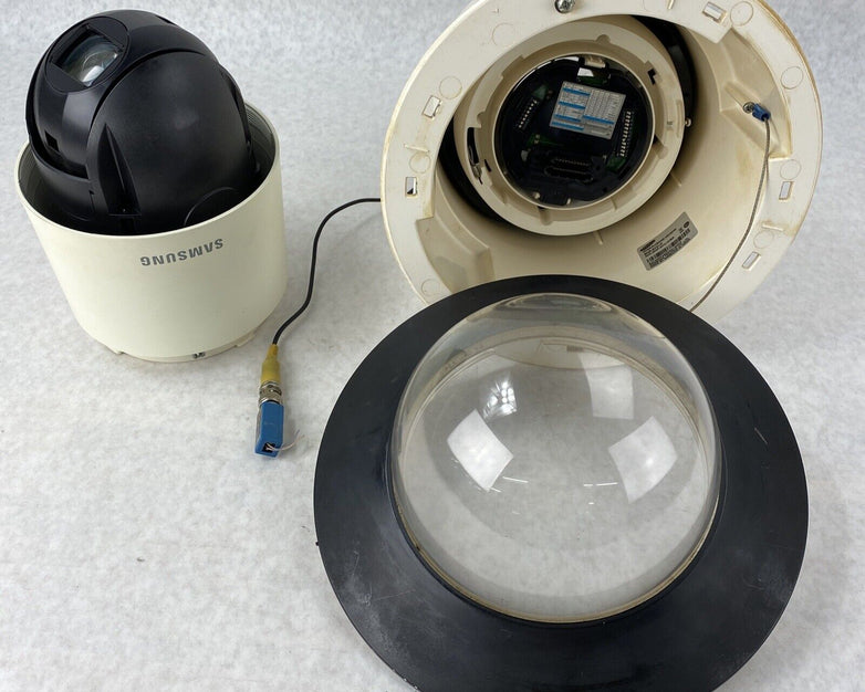 Hanwha SCP-2273N Digital Color PTZ Camera in SHP-3701F Dome-Flushing Housing