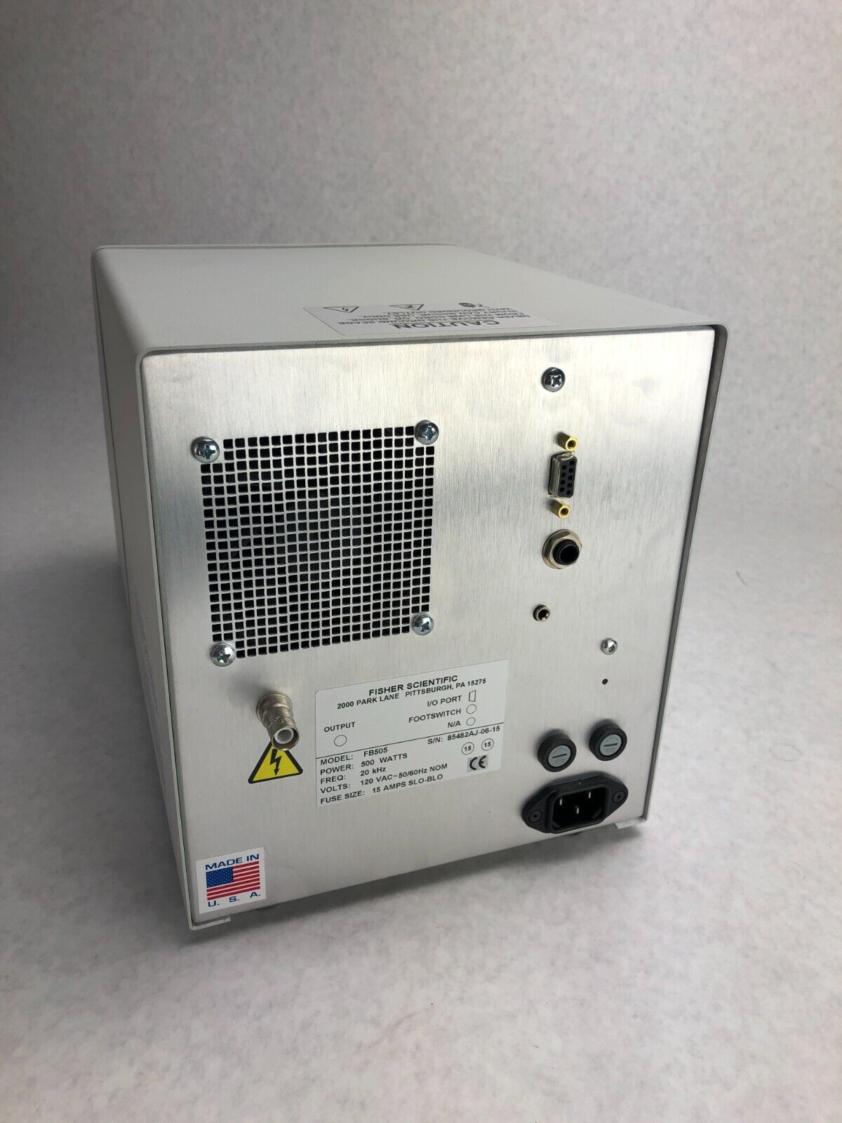 Fisher Scientific FB505 Dismembrator Homogenizer 500 Watt