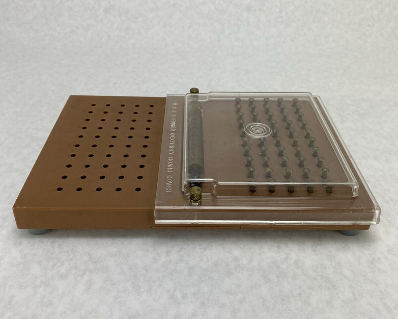 Vintage USES Finger Dexterity Board Clear Cover