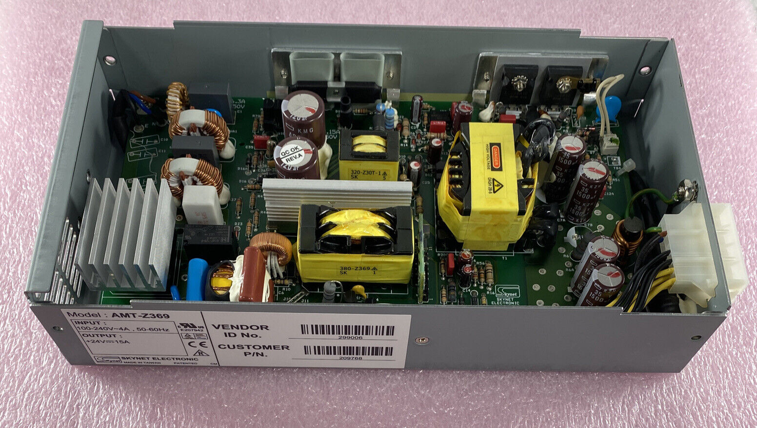 Skynet 209768 Power Supply 24V 15A AMT-Z369 NIB