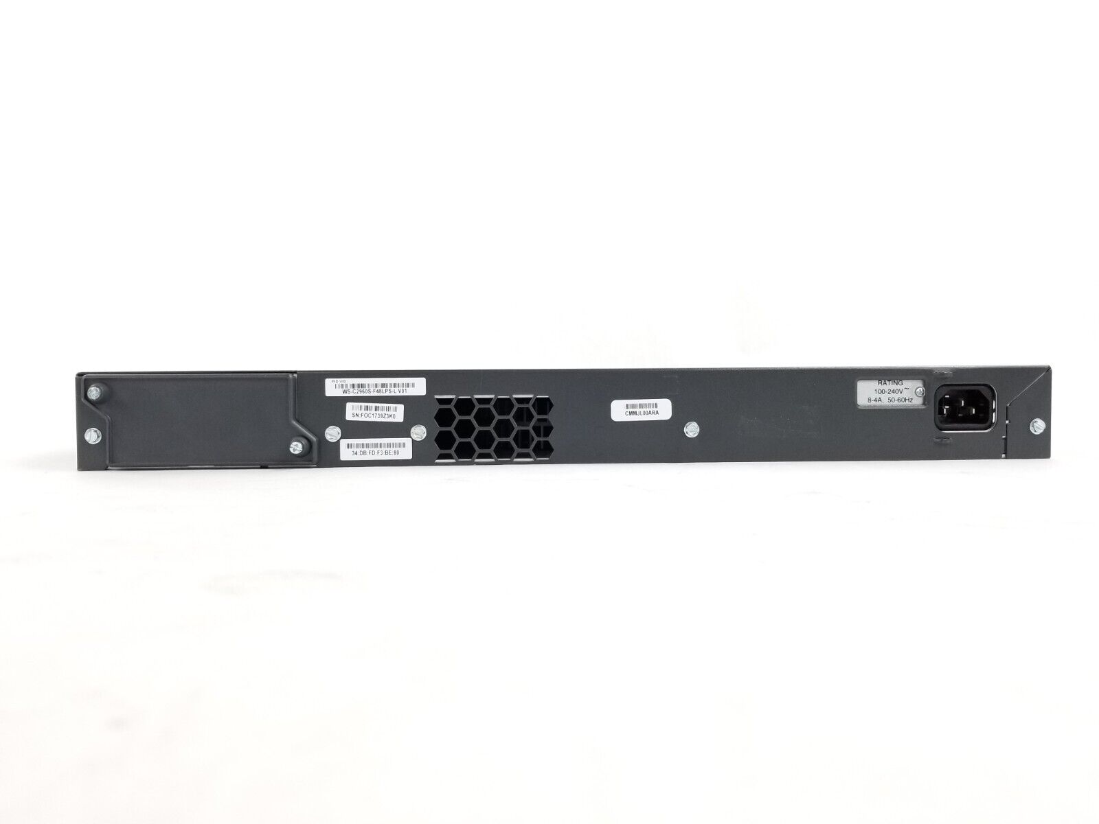 Cisco WS-C2960S-F48LPS-L Switch 48 Port Fast Ethernet PoE+ 4x Gigabit SFP