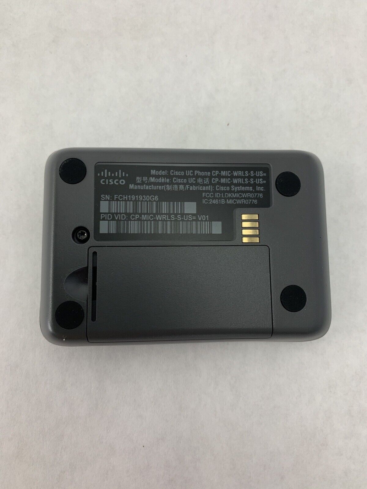 New Box Opened Cisco CP-8831-MIC-WRLS Wireless Microphone Kit