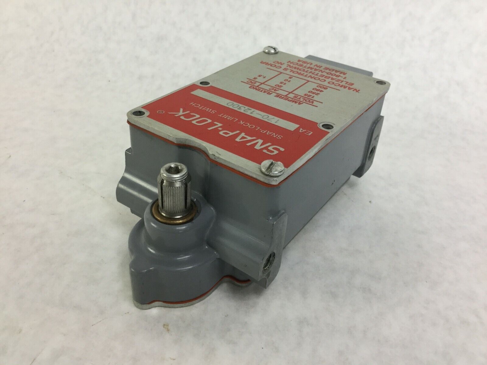 SNAP LOCK  EA 170-12300 Snap-Lock Limit Switch  Parts/Repair