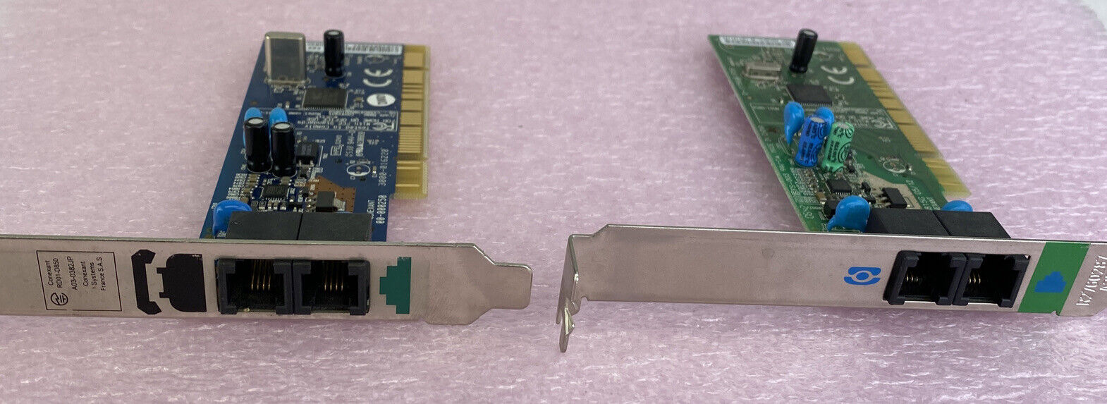 Lot of 2 Conexant RD01-D850 56k fax modem PCI cards 0JF495 0N8507