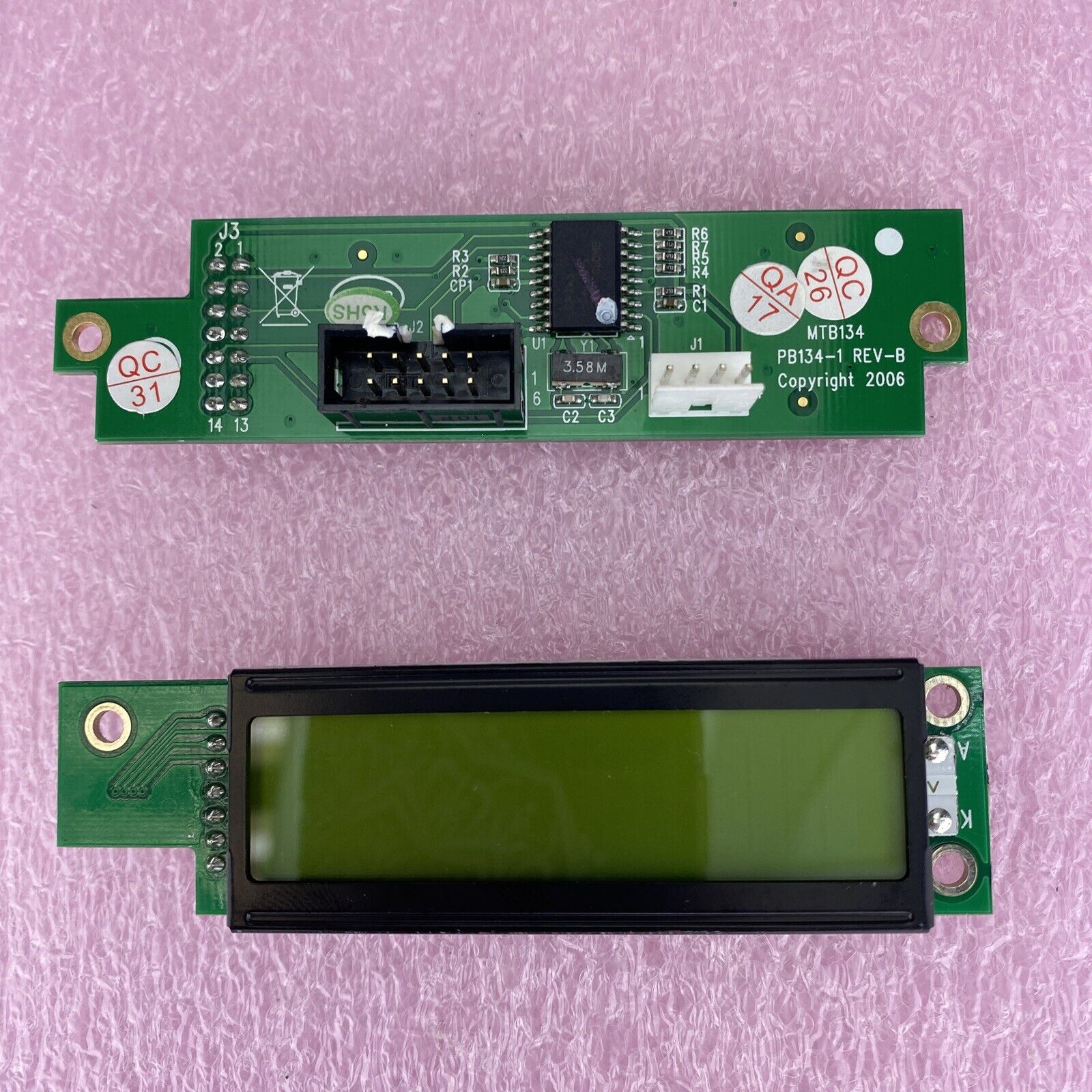 EZIO-100 04A-KIT LCD display assembly MTB134