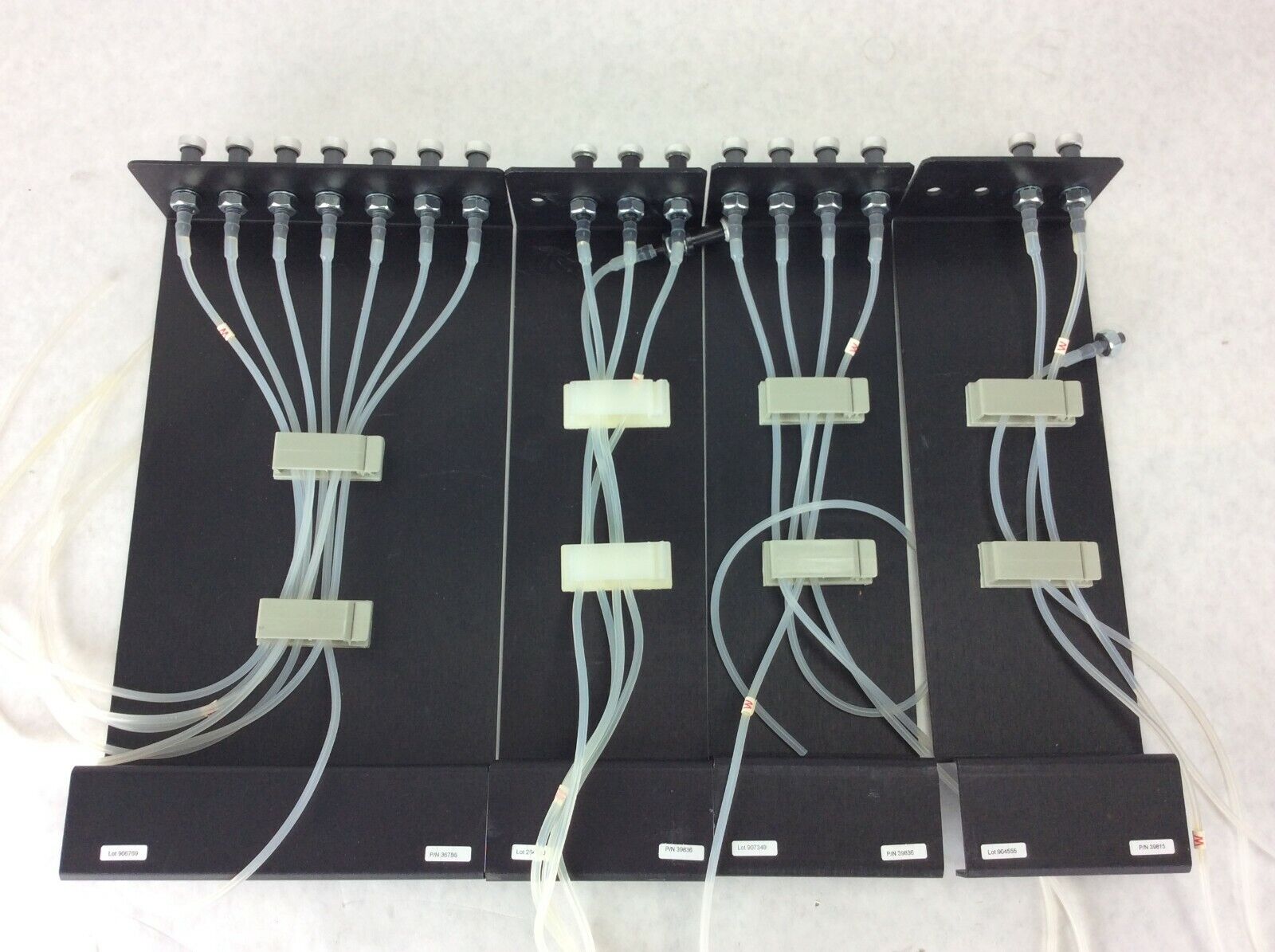 Lot of 4 Nova Biomedical Flush Fixture Stat Profile 6 4 Port 36786