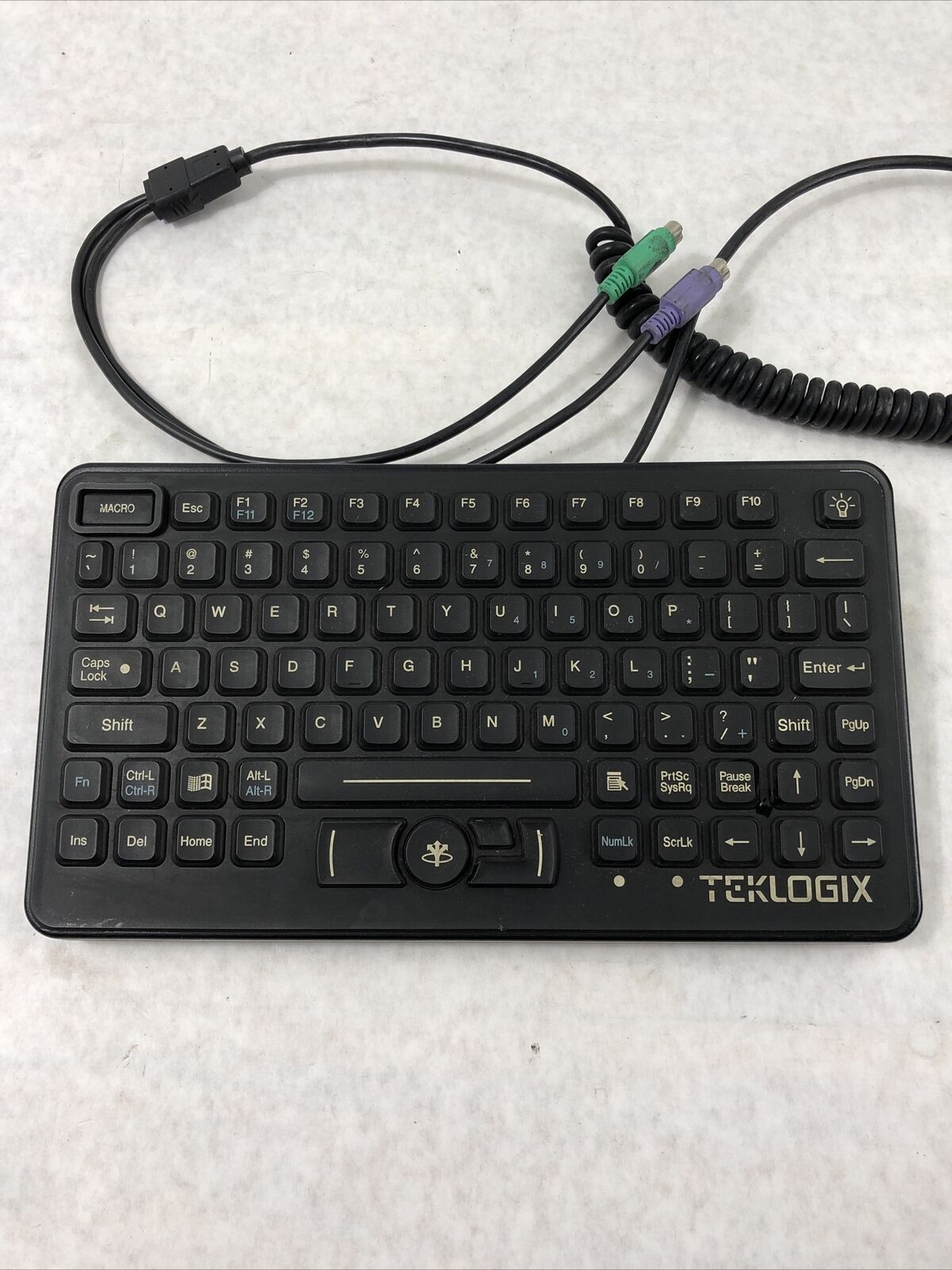 Psion Teklogix Black Wired Keyboard 8570 P/N: 31512-001