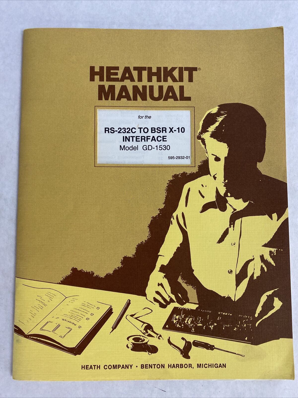 Heathkit GD-1530 Manual RS-232C to BSR X-10 Interface 1983 595-2932-01