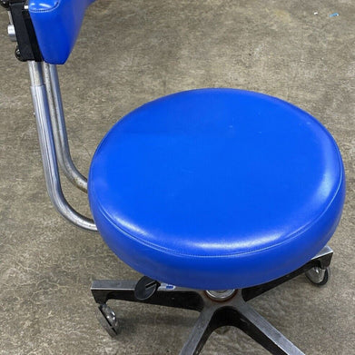 Vintage Dentsply 6465 Adjustable Medical Doctor Dentist Exam Stool Chair USA