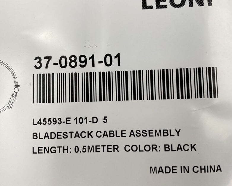 Leoni 37-0891-01 CAB-STK-E-0.5M C2960S-STACK C2960X-STACK Flex Stack Cable