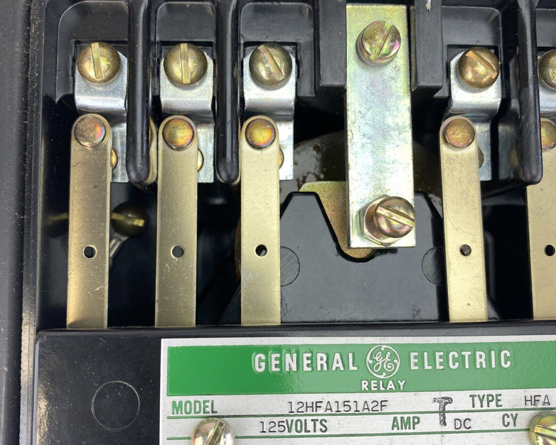 GE 12HFA151A2F Type HFA 5.5x6" 125VDC wall mount auxiliary relay