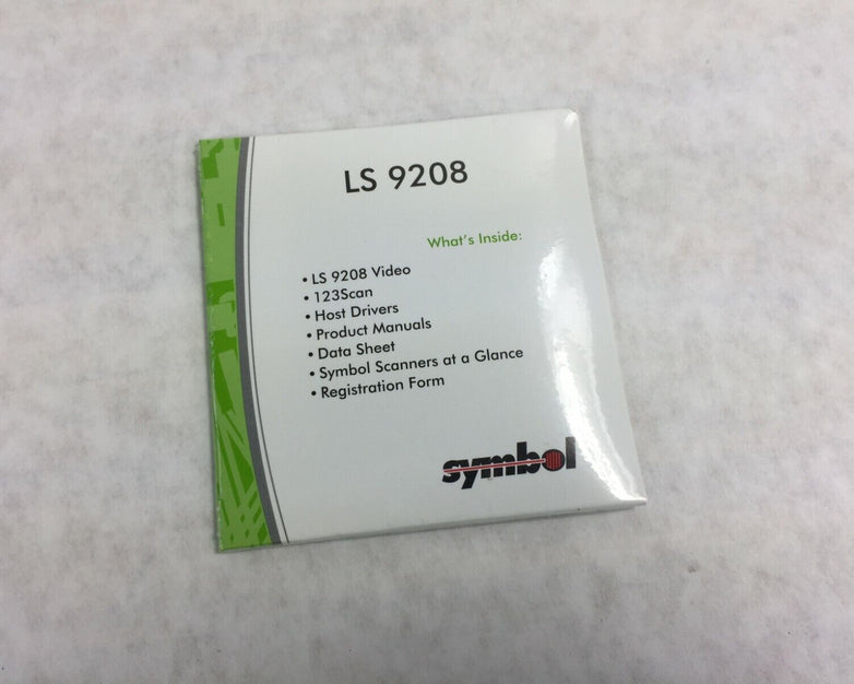 Genuine Symbol Technologies CD ONLY for LS9208    1PSW-61232-01   Factory Sealed