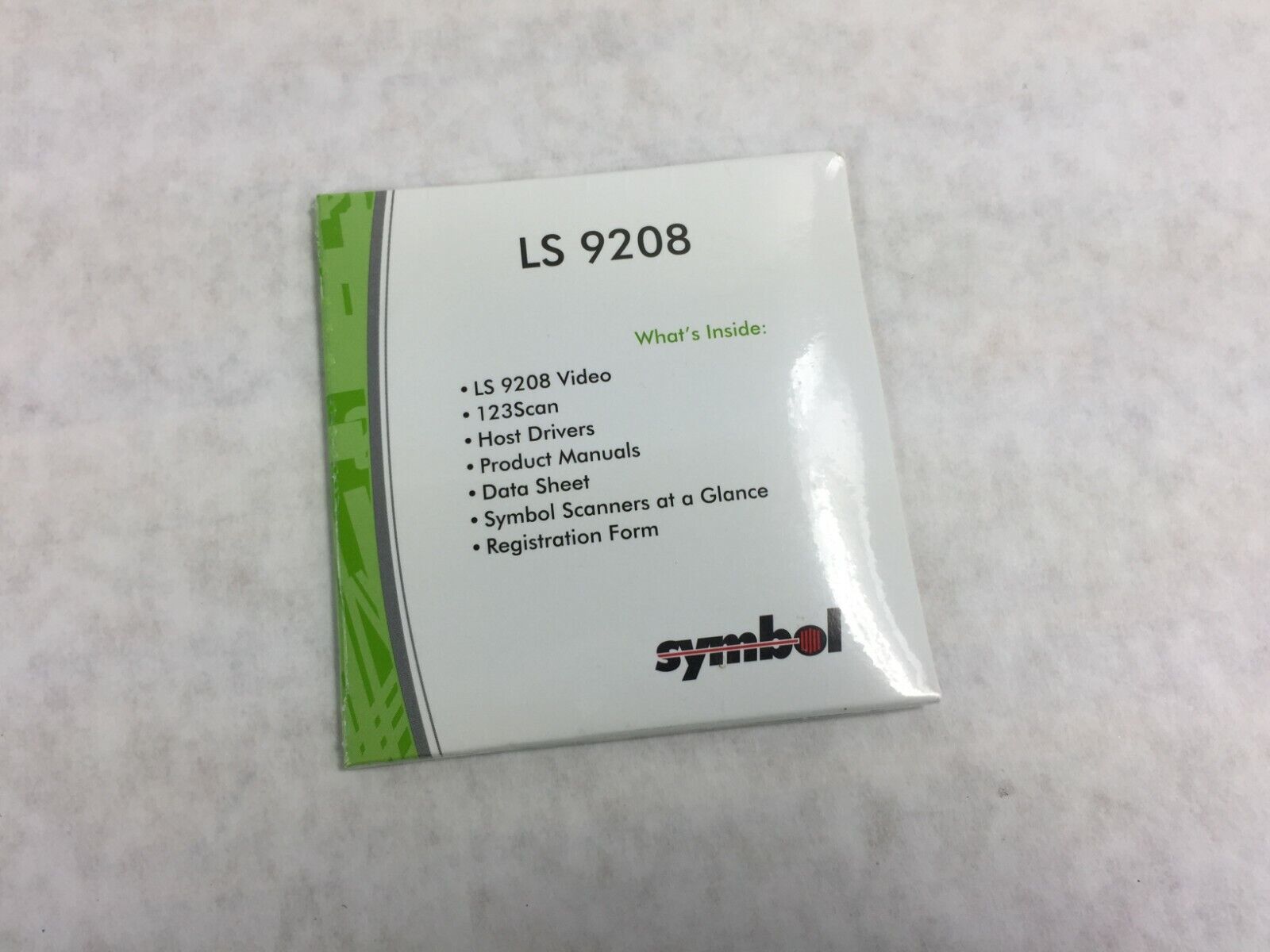 Genuine Symbol Technologies CD ONLY for LS9208    1PSW-61232-01   Factory Sealed
