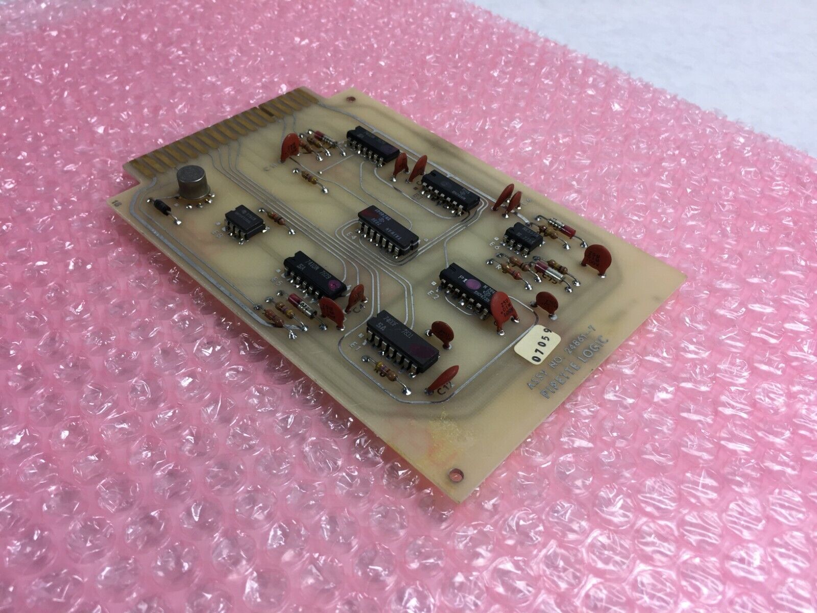 MSI Pipette Logic 07059  Assy No 24861-7  Micromedic Card