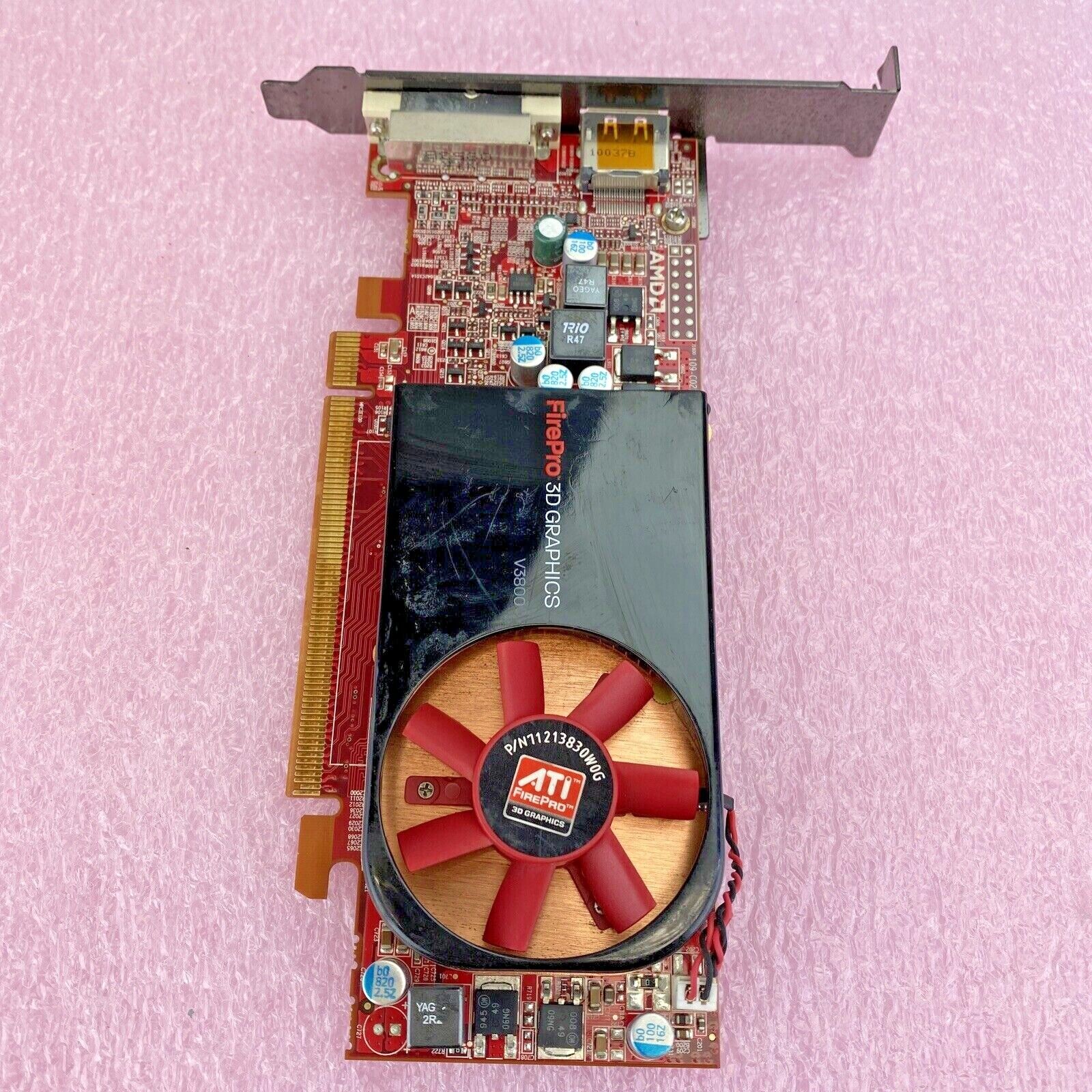 Lot(2) ATI 102C0210612 FirePro V3800 512MB DisplayPort DVI PCIe GPU