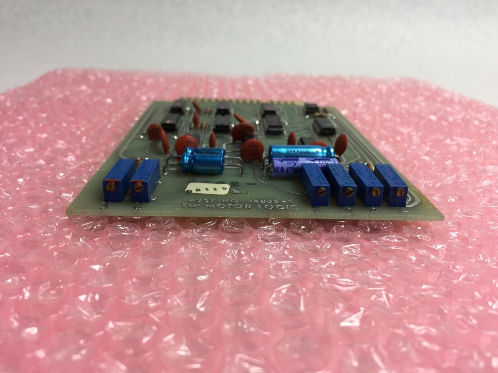 MSI Tip Motor Logic 08128  Assy No 24862-2  Micromedic Card