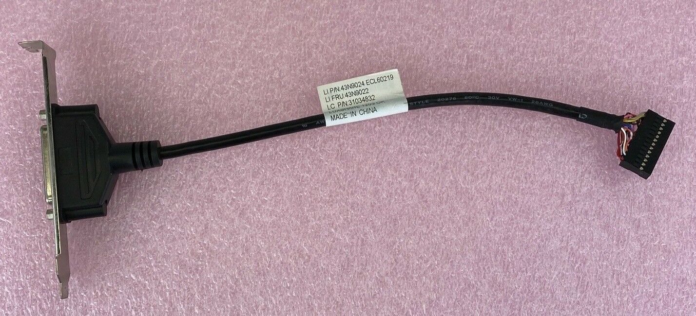 Lenovo 43N9024 ThinkCentre Full Height LPT Cable FRU 43N9022