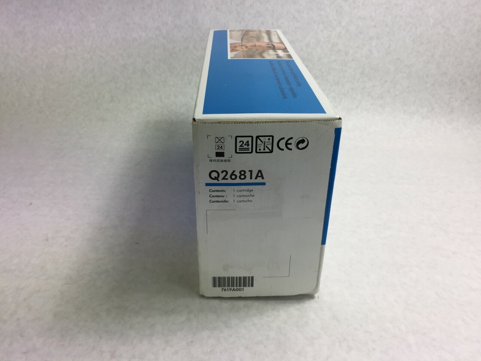 Genuine HP Laserjet Q2681A Cyan Toner Cartridge  Factory Sealed Box