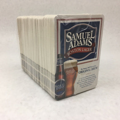 Sam Samuel Adams Beer Coaster Bar Barware Full Sleeve 125 Boston Lager 2010