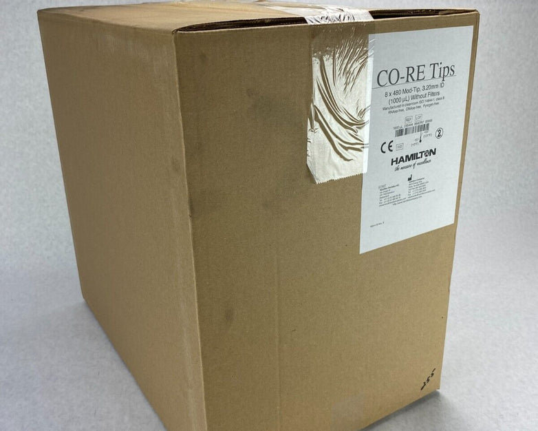 Hamilton CO-RE Tips 8 x 480 High Volume 3.20mm 1000ul No Filters 3840 Tips New