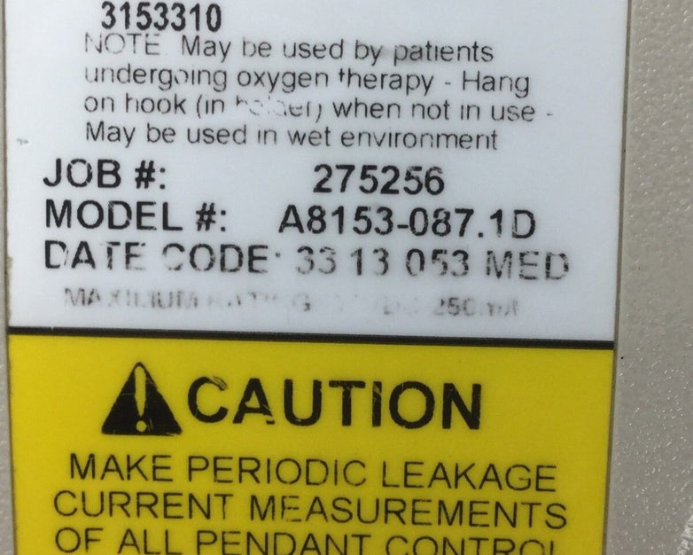 DIRECT DIGITAL Anacom Medtek A8153 087.1D Hospital Bed Remote