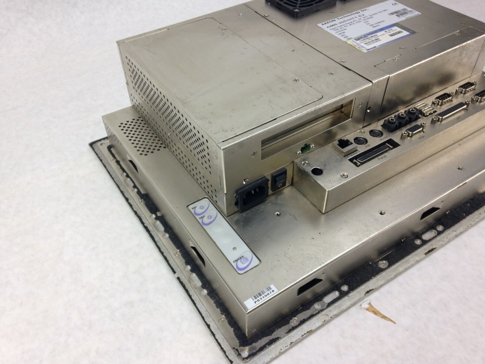 AAEON AMB-2051HTT-E2 HMI, MMI, OIT Operator Interface, Pent III 850MHz, 640K RAM