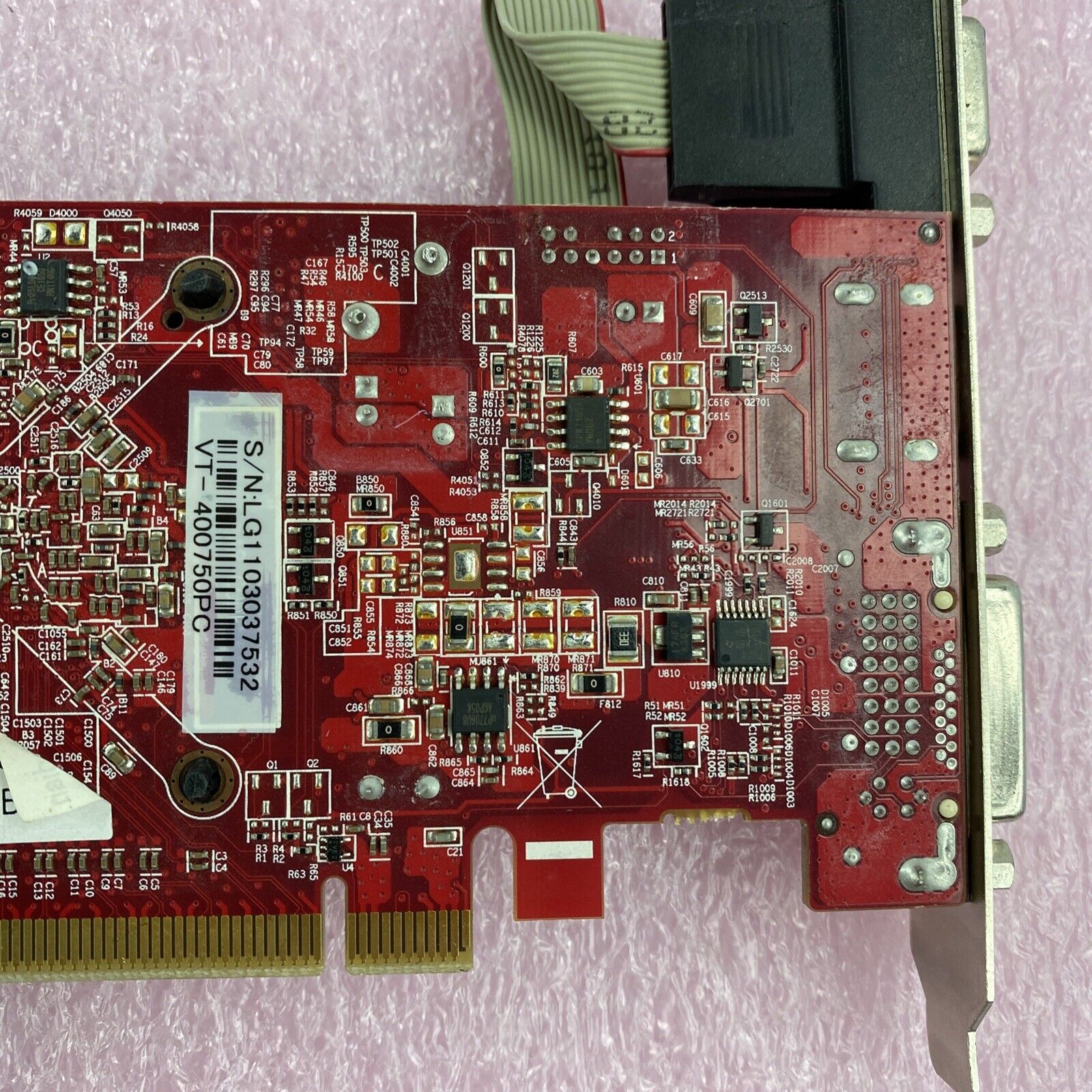 VisionTek 54501GBPCR2 VT 5450 1GB PCIe HDMI DVI VGA Graphics GPU VT-400750PC
